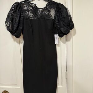 Elegant Black Lace Dress